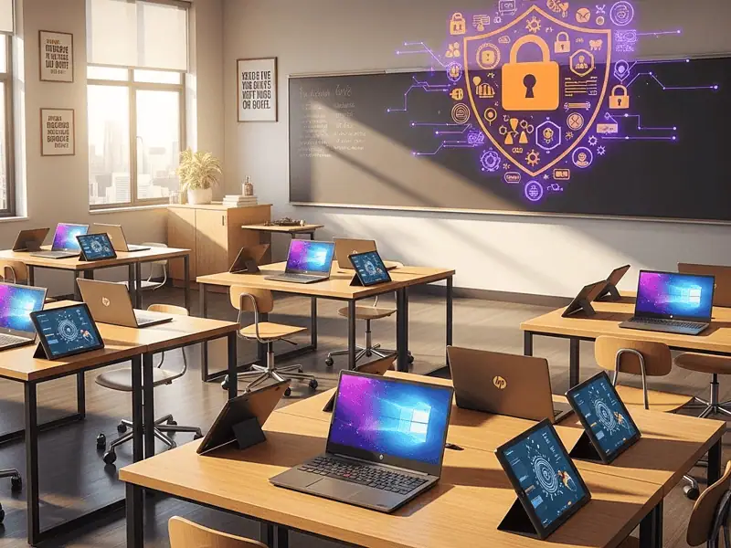 Ochrona w cyfrowej klasie: bezpieczeństwo technologii w edukacji